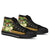 Fiji High Top Shoes - Polynesian Gold Patterns Collection - Polynesian Pride