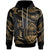 Guam Polynesian Custom Hoodie Polynesian Tattoo Gold Version Unisex Gold - Polynesian Pride