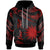 Nauru Polynesian Custom Hoodie Polynesian Tattoo Red Version Unisex Red - Polynesian Pride