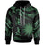 Nauru Polynesian Custom Hoodie Polynesian Tattoo Green Version Unisex Green - Polynesian Pride