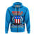 Custom American Samoa Zip up Hoodie Iseula o le Moana of Fagatogo Pride LT12 - Polynesian Pride