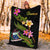 Samoa Polynesian Blanket - Plumeria Tribal - Polynesian Pride