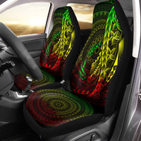Samoa Car Seat Covers - Custom Personalised Polynesian Pattern Style Reggae Color Universal Fit Reggae - Polynesian Pride