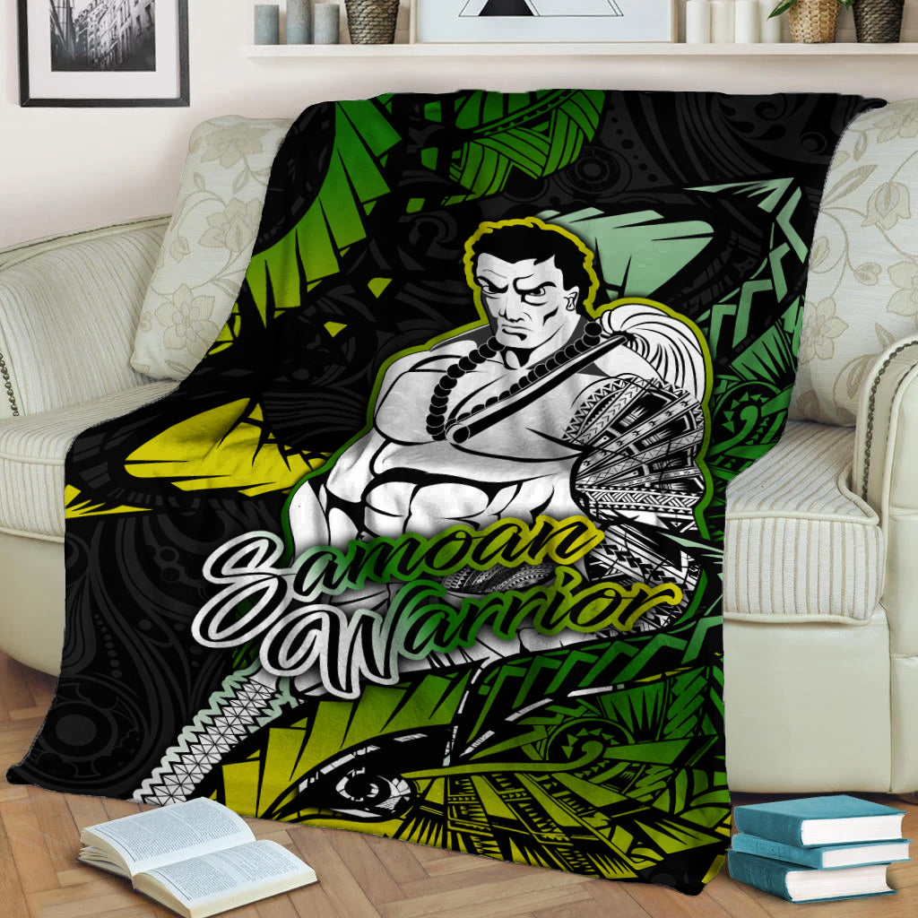 Samoan Warrior Pride Samoa Polynesia Blanket - LT2 - Polynesian Pride