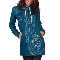 Guam Hoodie Dress - Hafa Adai Pattern Style - Polynesian Pride