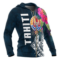 Tahiti Zip up Hoodie Tahiti Summer Vibes - Polynesian Pride