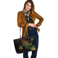 Polynesian Leather Tote - Reggae Turtle - Polynesian Pride