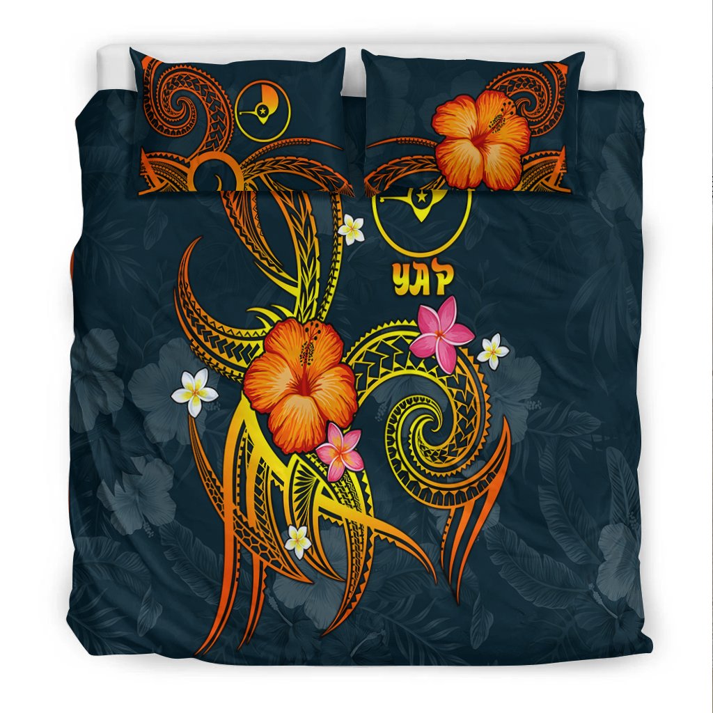YAP Polynesian Bedding Set - Legend of YAP (Blue) - Polynesian Pride