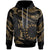 Cook Islands Polynesian Custom Hoodie Polynesian Tattoo Gold Version Unisex Gold - Polynesian Pride