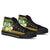 Guam High Top Shoes - Polynesian Gold Patterns Collection - Polynesian Pride