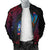 Guam Men's Bomber Jacket - KingFisher Bird With Map - Polynesian Pride