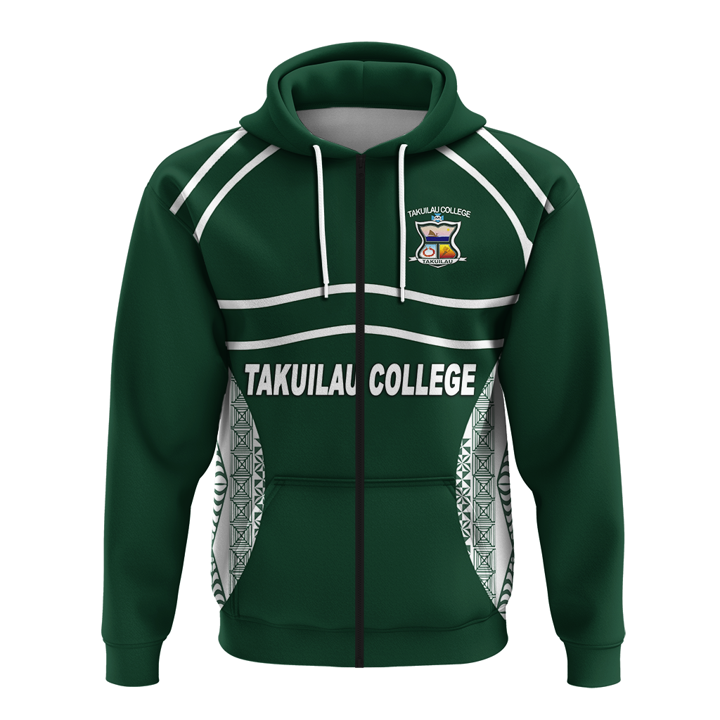 Takuilau College Tongan Patterns Hoodie LT12 - Polynesian Pride