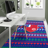 Wallis and Futuna Christmas Area Rug - Ugly Christmas - LT12 - Polynesian Pride