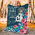 (Custom Personalised) American Samoa Mothers Day With Green Turtle Blanket - LT12 - Polynesian Pride