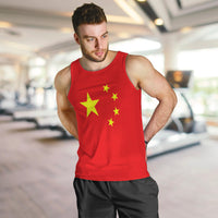 China Flag Style Men Tank Top - LT12 - Polynesian Pride