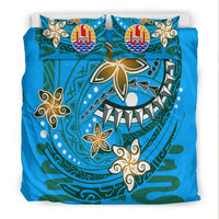 Tahiti Bedding Set - Spring Style Blue Color - Polynesian Pride