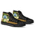 Federated States of Micronesia High Top Shoes - Polynesian Gold Patterns Collection - Polynesian Pride