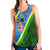 Vanuatu Malampa Fiji Day Women Racerback Tank - Combine Flag Design LT4 - Polynesian Pride