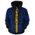 Nauru Polynesian Custom Hoodie Blue Tattoo - Polynesian Pride