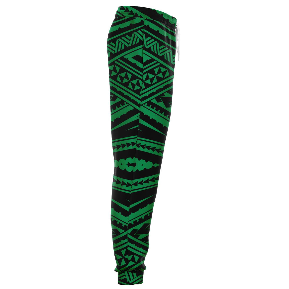 Polynesian Tatau Green Joggers - Polynesian Pride