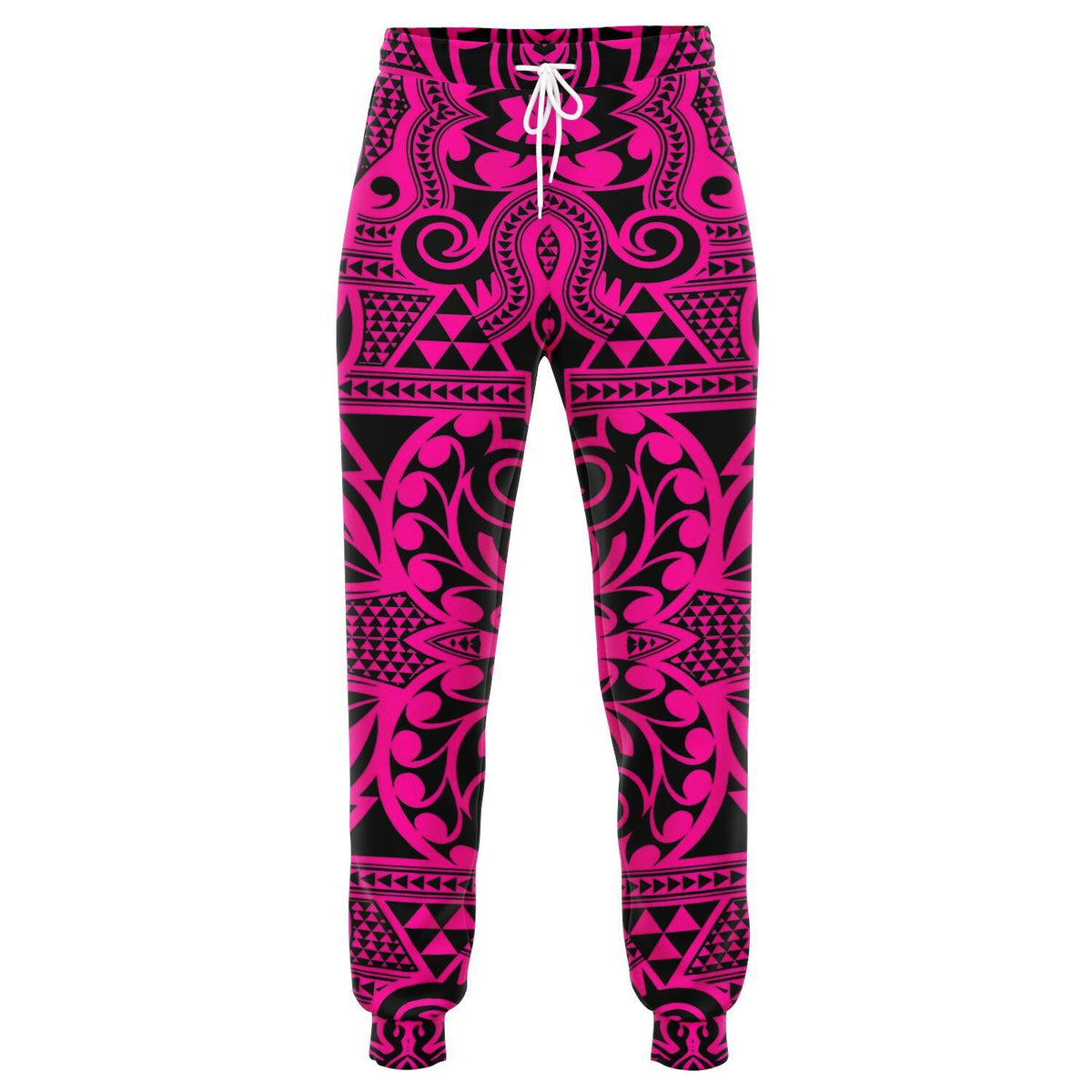 Polynesian Kakau Turtle Pink Joggers Unisex Pink - Polynesian Pride