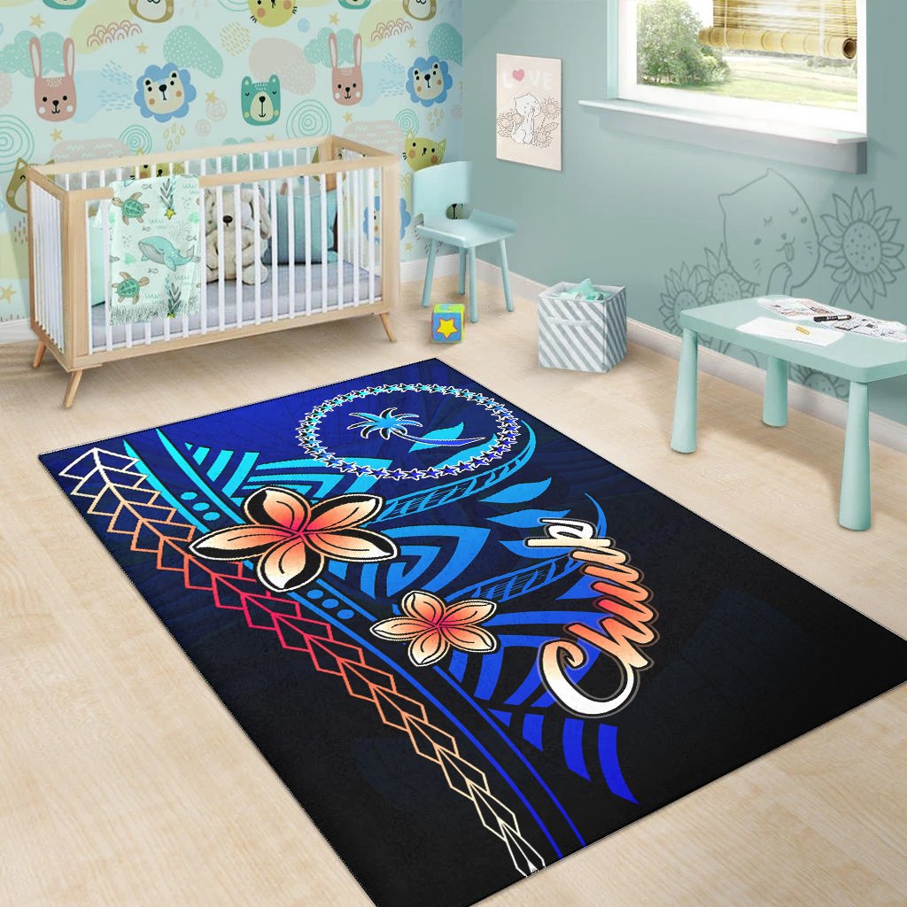 Chuuk Area Rug - Vintage Tribal Mountain - Polynesian Pride