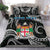 (Custom Personalised) Fiji Coat of Arms Bedding Set Polynesian mix Coconut Pattern LT13 Black - Polynesian Pride