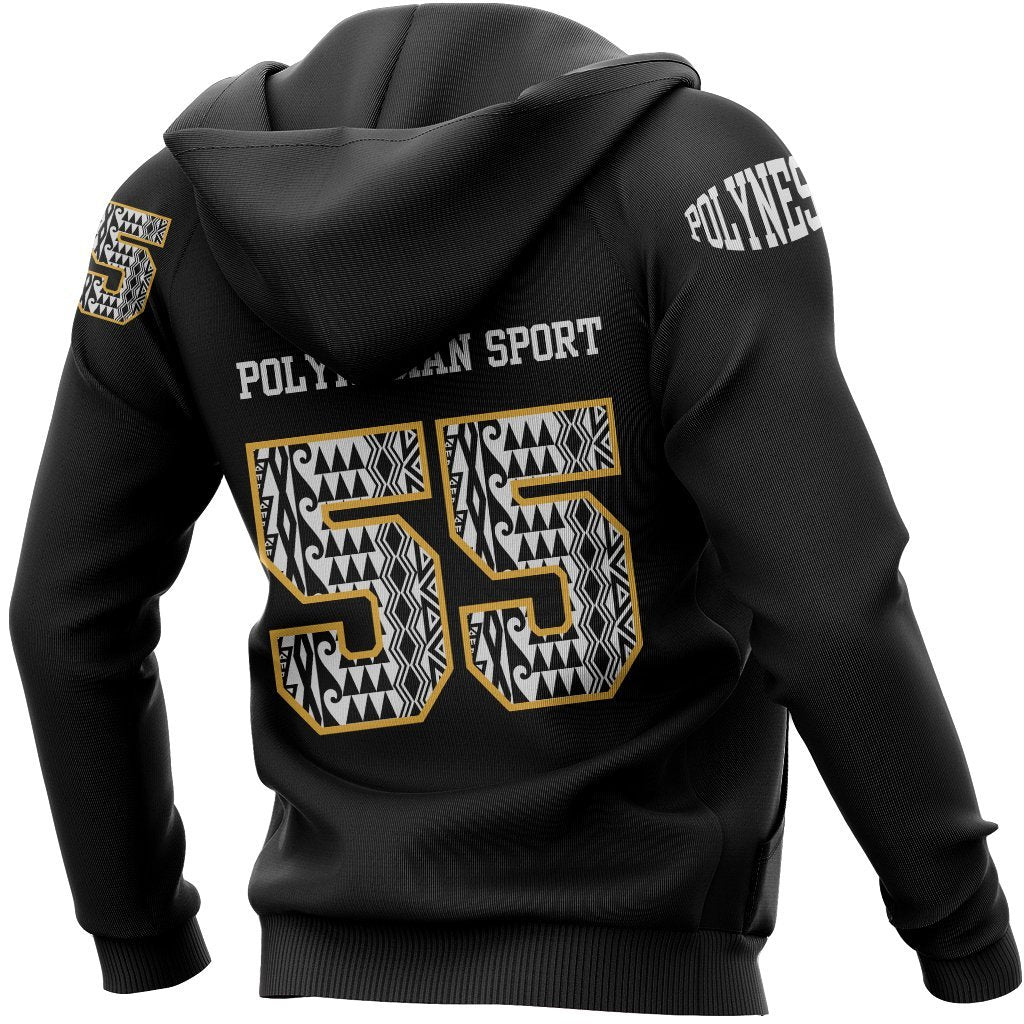 Polynesian Pullover Hoodie Polynesian Sport 55 A8 - Polynesian Pride
