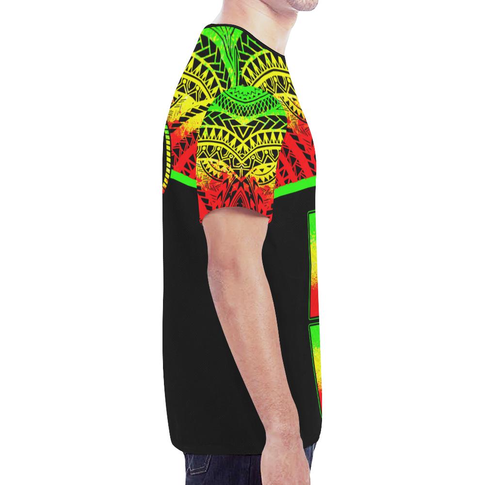 Chuuk States New All Over Print T Shirt Chuuk Love & F S M Seal Reggae Version - Polynesian Pride