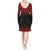 Polynesia Long Sleeve String Tie Dress - Fog Red - Polynesian Pride