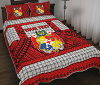 (Custom Personalised) Tonga Quilt Bed Set Be Unique Version 03 Red LT13 - Polynesian Pride