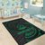 Vanuatu Polynesian Area Rug - Green Tribal Wave - Polynesian Pride