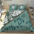 Federated States Of Micronesia Bedding Set - Leaves And Turtles - Polynesian Pride