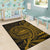 American Samoa Area Rug - Wings Style Gold Color - Polynesian Pride