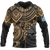 Federated States of Micronesia Hoodie (Zip up) Golden Turtle Unisex BLACK - Polynesian Pride