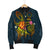 Cook Islands Polynesian Men's Bomber Jacket - Legend of Cook Islands (Blue) - Polynesian Pride