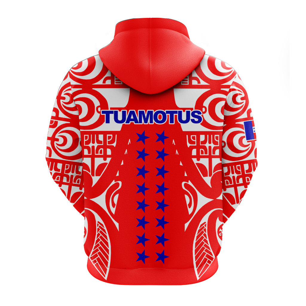 Tuamotu Archipelago Tribal Tattoo Hoodie LT12 - Polynesian Pride