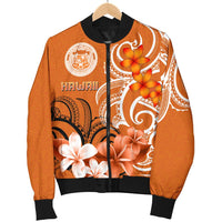 Hawaii Men's Bomber Jacket - Hawaii Seal Hawaiian Spirit - Polynesian Pride