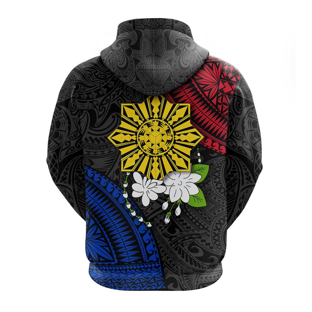Philippines Sampaguita Filipino Sun Hoodie LT12 - Polynesian Pride
