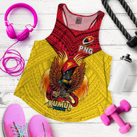 (Custom Personalised) Papua New Guinea Rugby Kumul Pride Women Tank Top - LT2 - Polynesian Pride