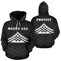 Hawaii Mauna Kea Polynesian Hoodie White Unisex White - Polynesian Pride