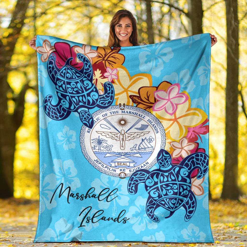 Marshall Islands Premium Blanket - Tropical Style - Polynesian Pride