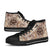 Federated States of Micronesia High Top Shoes - Hibiscus Flowers Vintage Style - Polynesian Pride