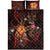 Fiji Polynesian Quilt Bed Set - Legend of Fiji (Red) - Polynesian Pride