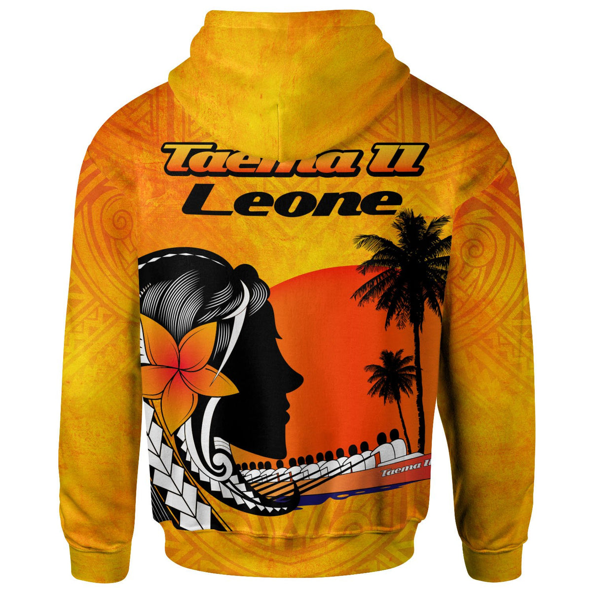 American Samoa Hoodie Taema II Leone - Polynesian Pride