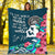 (Custom Personalised) American Samoa Mothers Day With Green Turtle Blanket - LT12 - Polynesian Pride