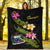 Samoa Polynesian Blanket - Plumeria Tribal - Polynesian Pride