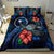 Chuuk Micronesia Bedding Set - Blue Turtle Hibiscus - Polynesian Pride