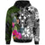 Kosrae Custom Hoodie Turtle Plumeria Banana Leaf Unisex Black - Polynesian Pride