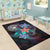 American Samoa Area Rug - Plumeria Flowers Style - Polynesian Pride